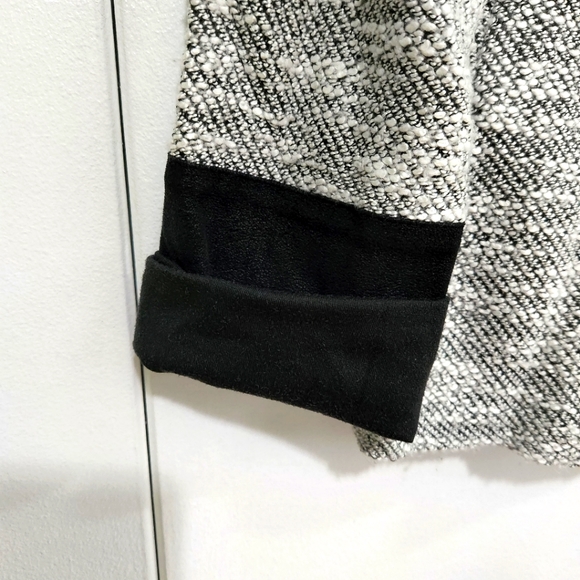 Original Canadian designer grey/white and black funnel neck sweater. - Picture 9 of 12